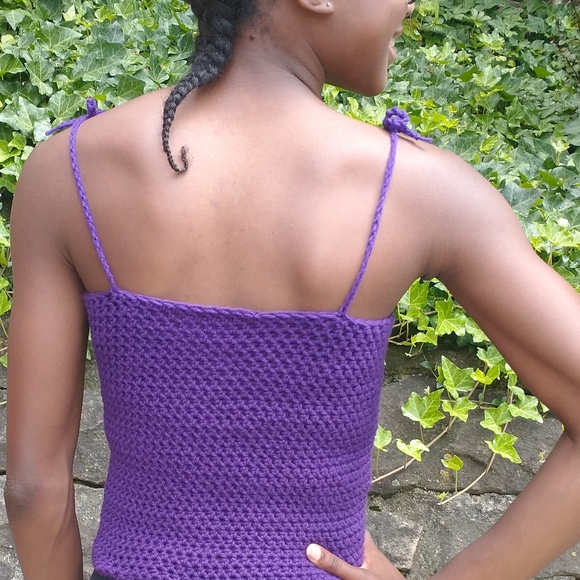 JFaith Designs Tie Shoulder Tank Top - Picture 4 of 4